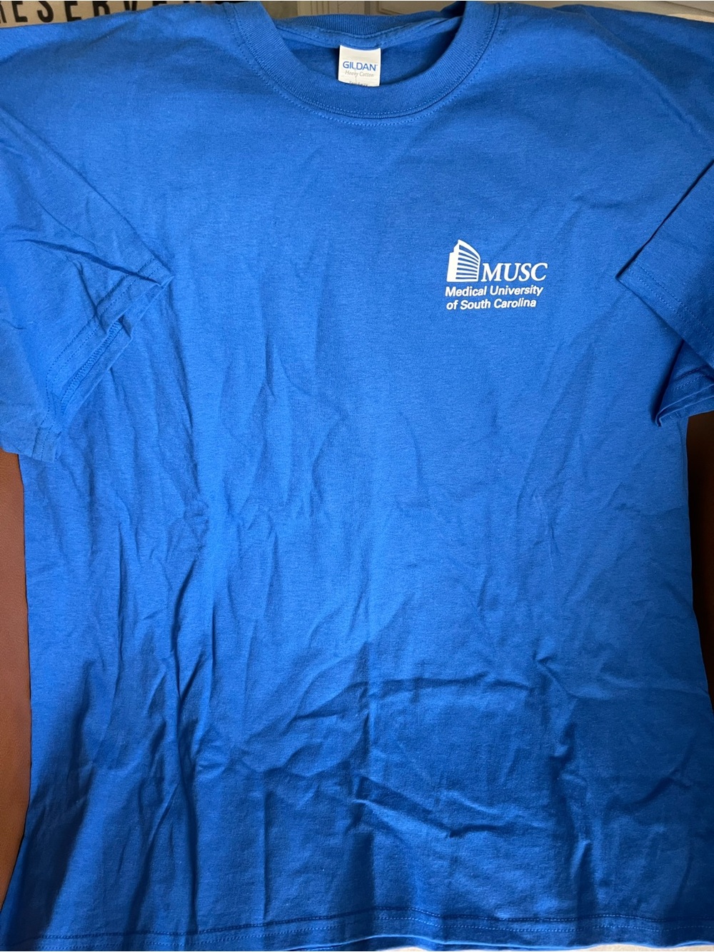 Gildan Blue MUSC Medical University of South Carolina Logo T-Shirt - Adult XL - Picture 5 of 7